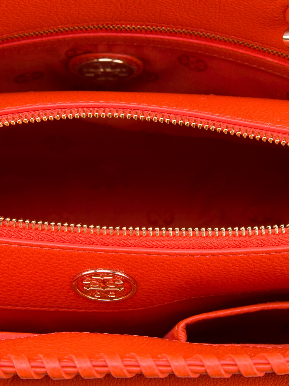 Lyst - Tory Burch Large Marion Boxy Satchel in Orange