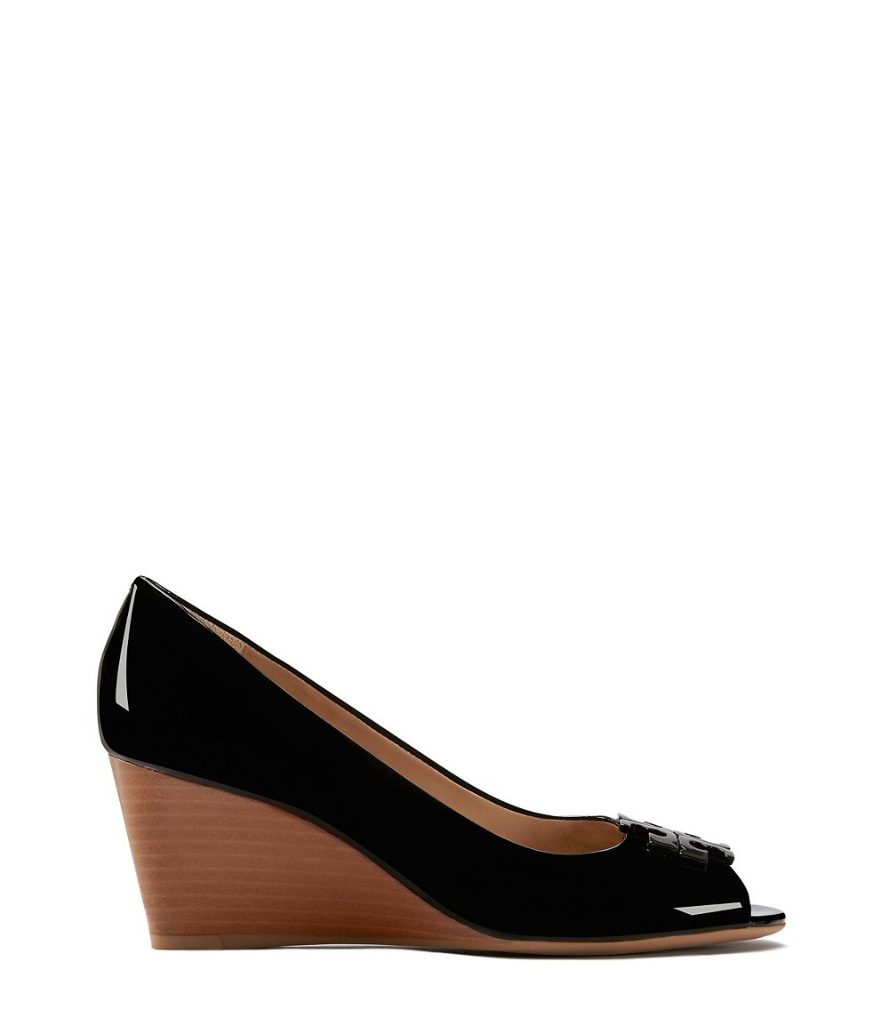 tory burch patent wedge