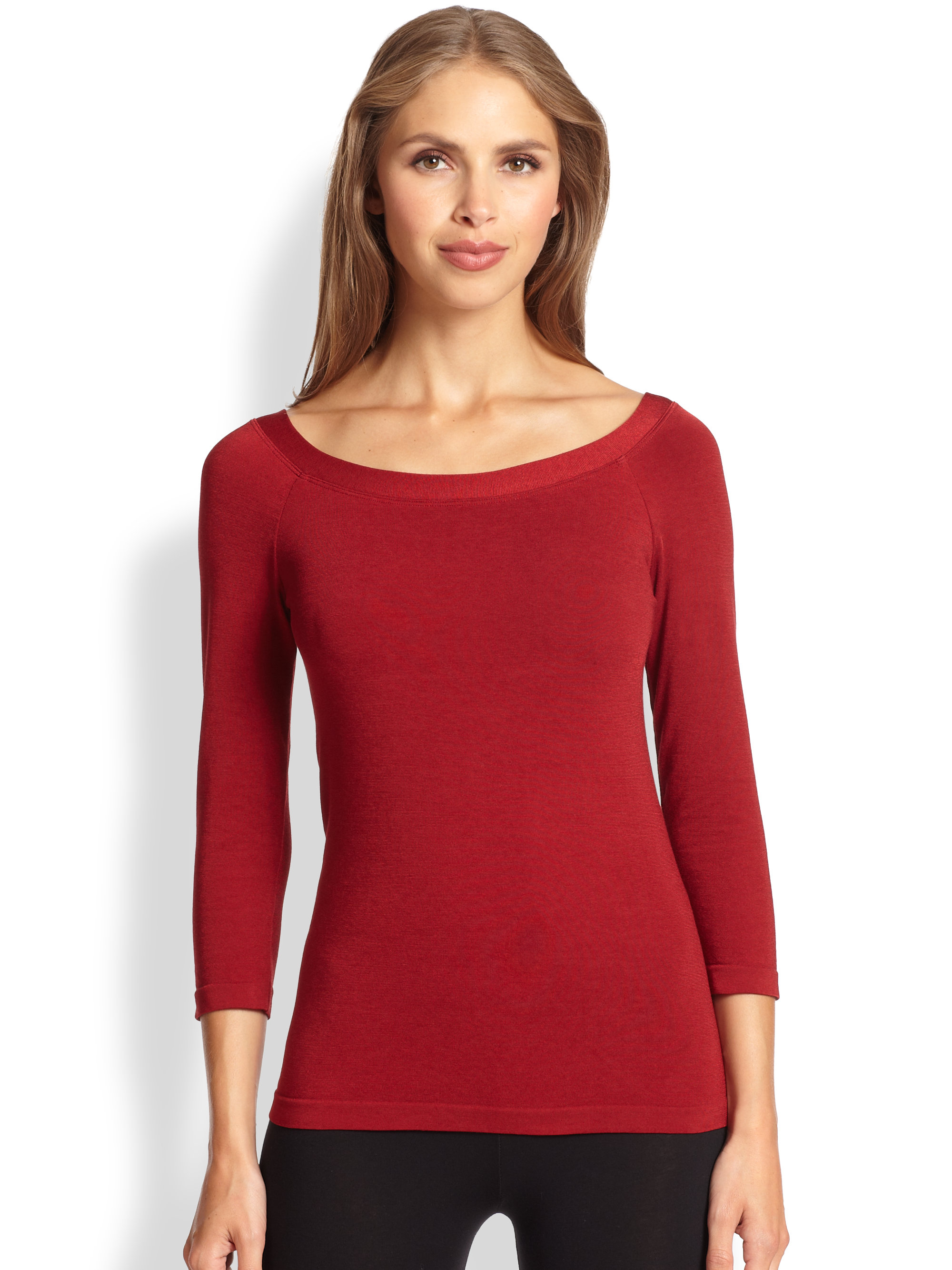 Lyst - Wolford Cordoba Pullover in Red