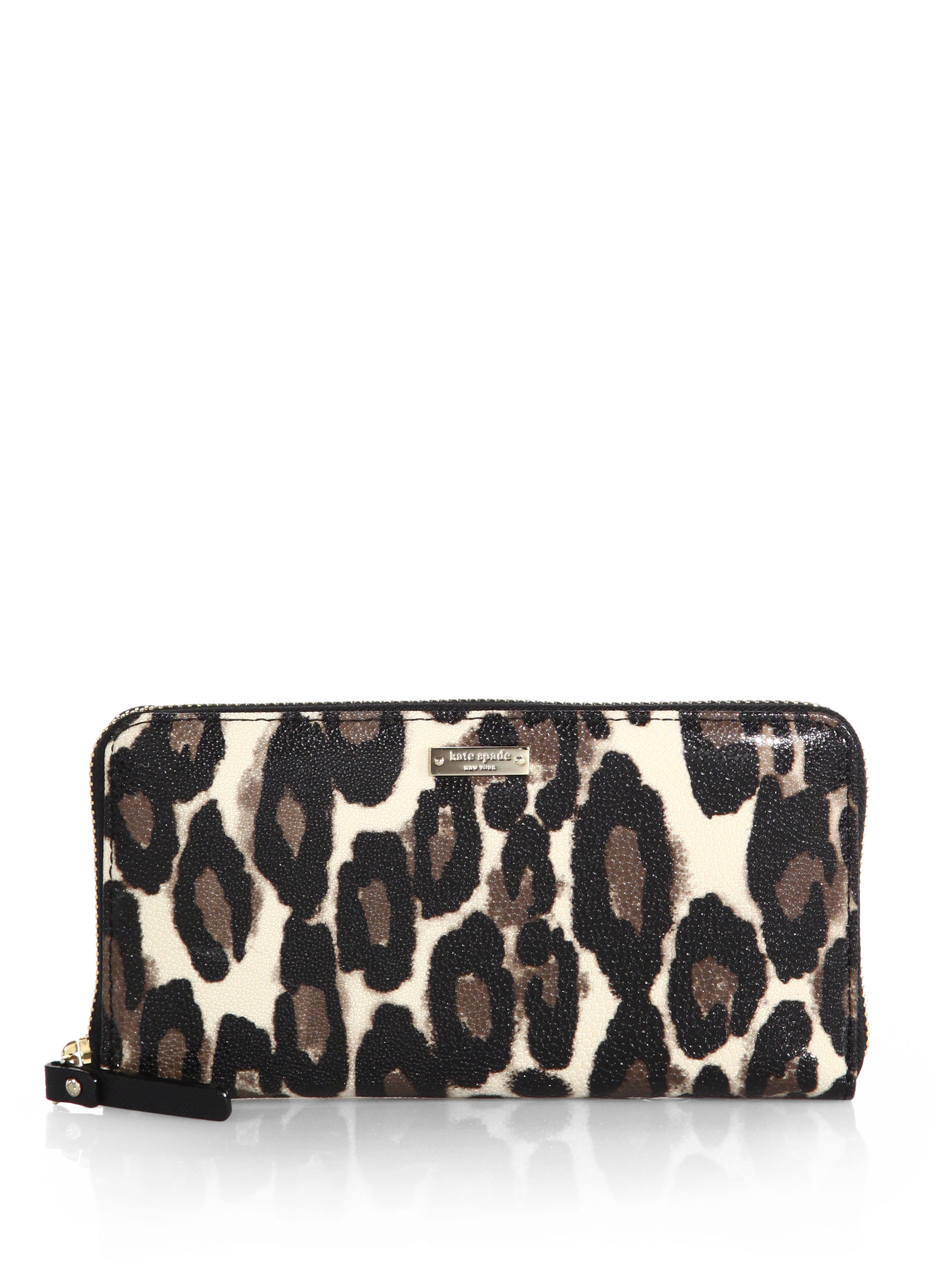 Kate Spade Cedar Street Leopard-print Faux Leather Wallet in Animal ...
