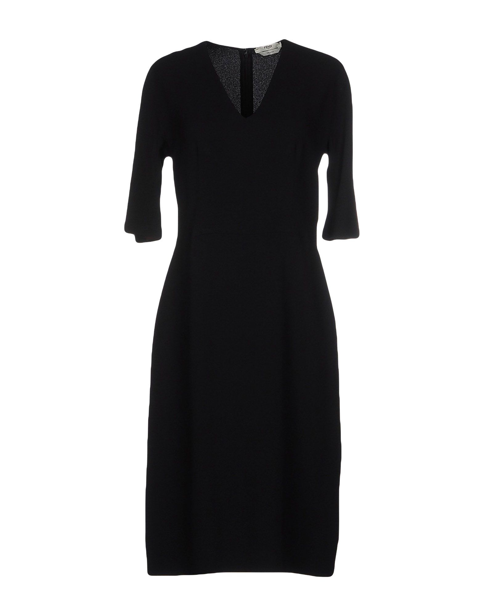 Fendi Short Dress in Black | Lyst