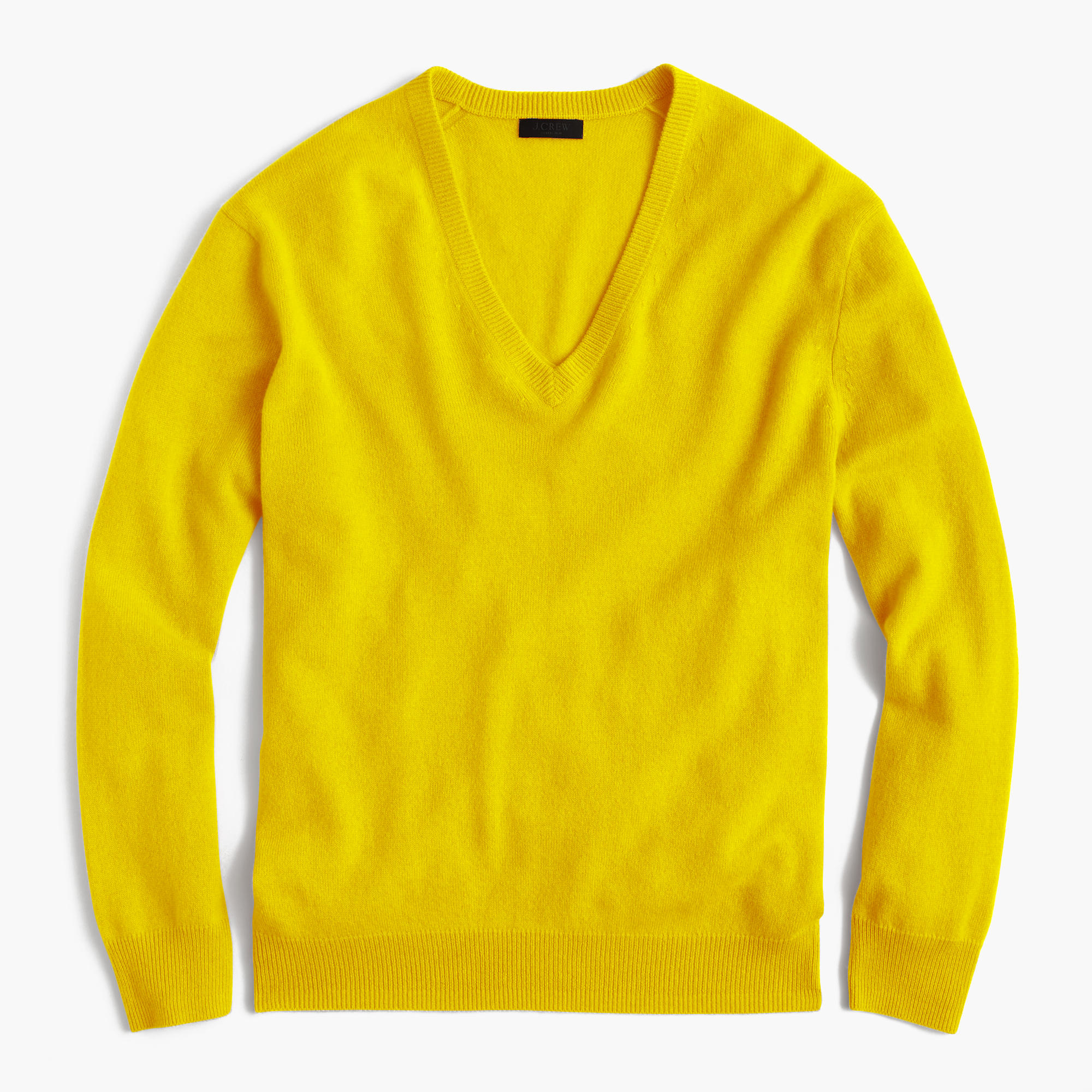 Yellow cashmere sweater