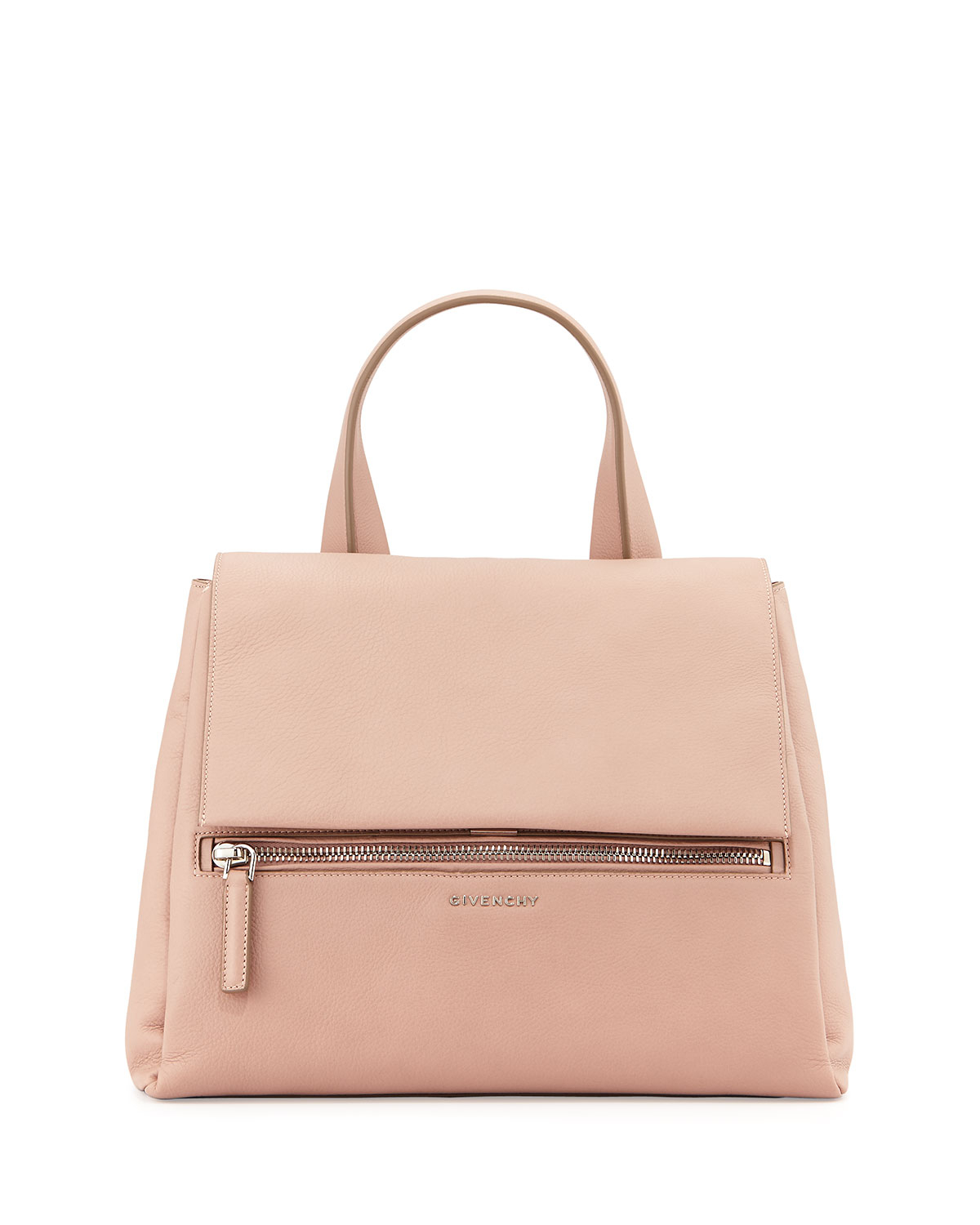 Givenchy Pandora Pure Leather Satchel Bag in Pink | Lyst