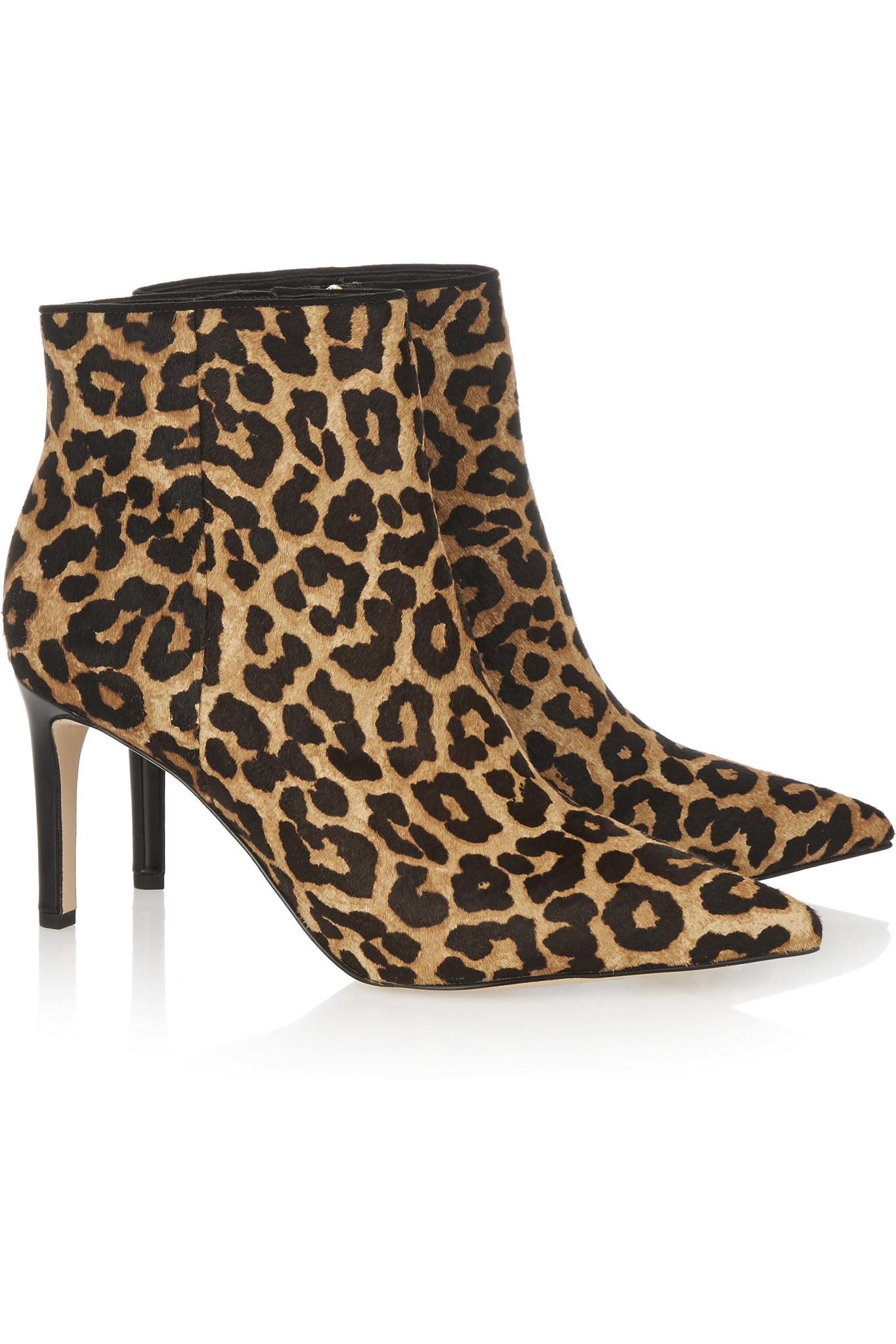 Sam Edelman Karen Leopard Print Calf Hair Ankle Boots In Leopard Print