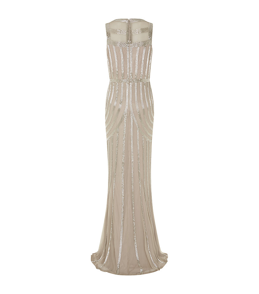 Rachel gilbert Camille Gown in Metallic | Lyst