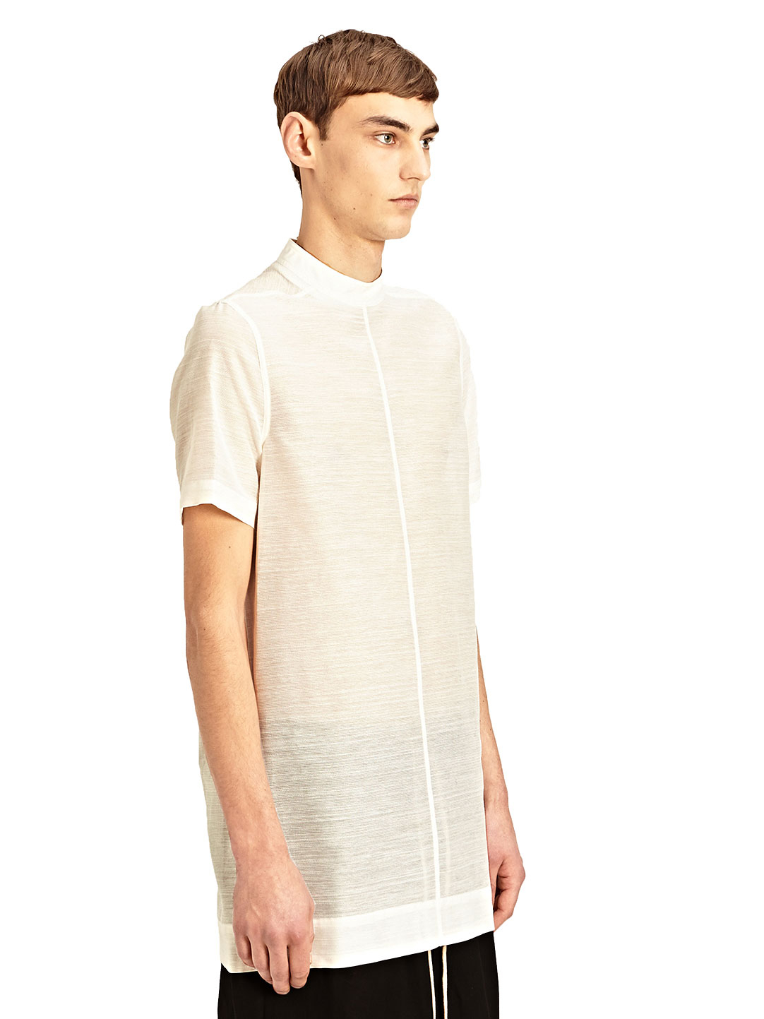 Lyst - Rick Owens Mens Woven Moody Tunic in White for Men