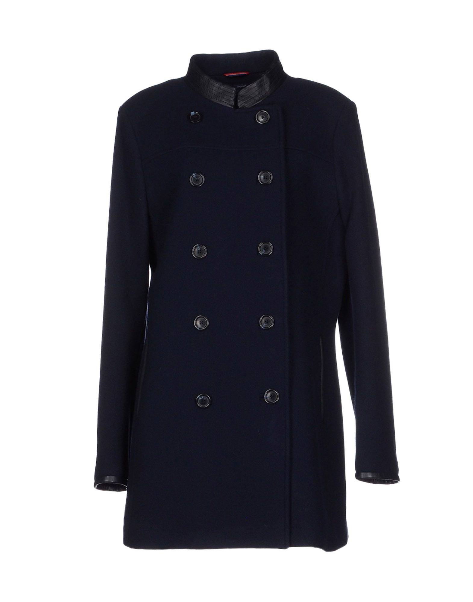 Lyst - Tommy Hilfiger Coat in Blue