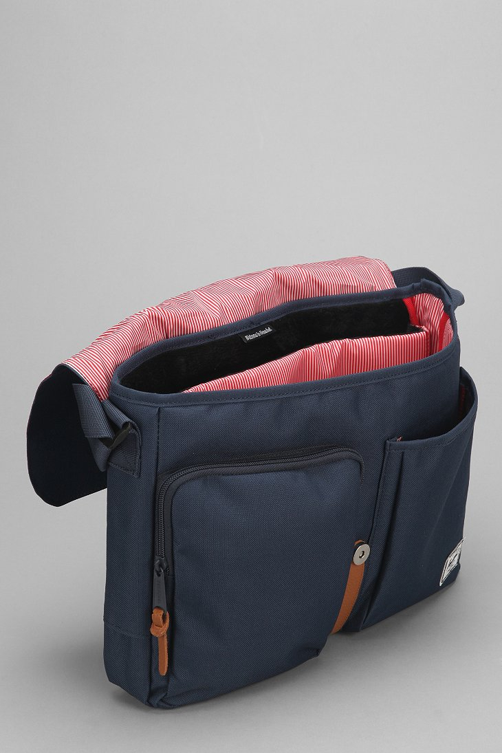 Lyst Herschel Supply Co. Columbia Messenger Bag in Blue for Men