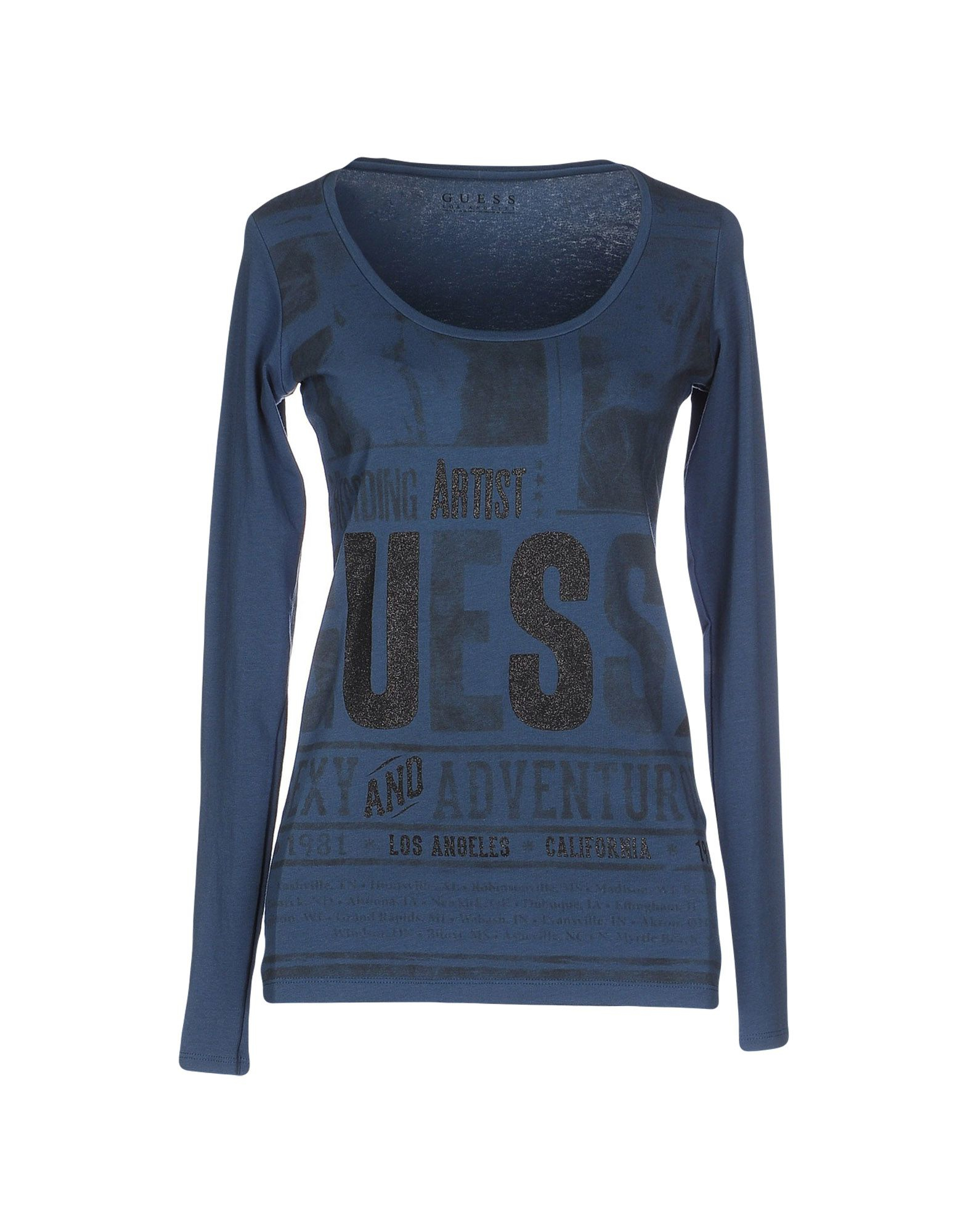 Guess T-shirt in Blue (Slate blue) | Lyst