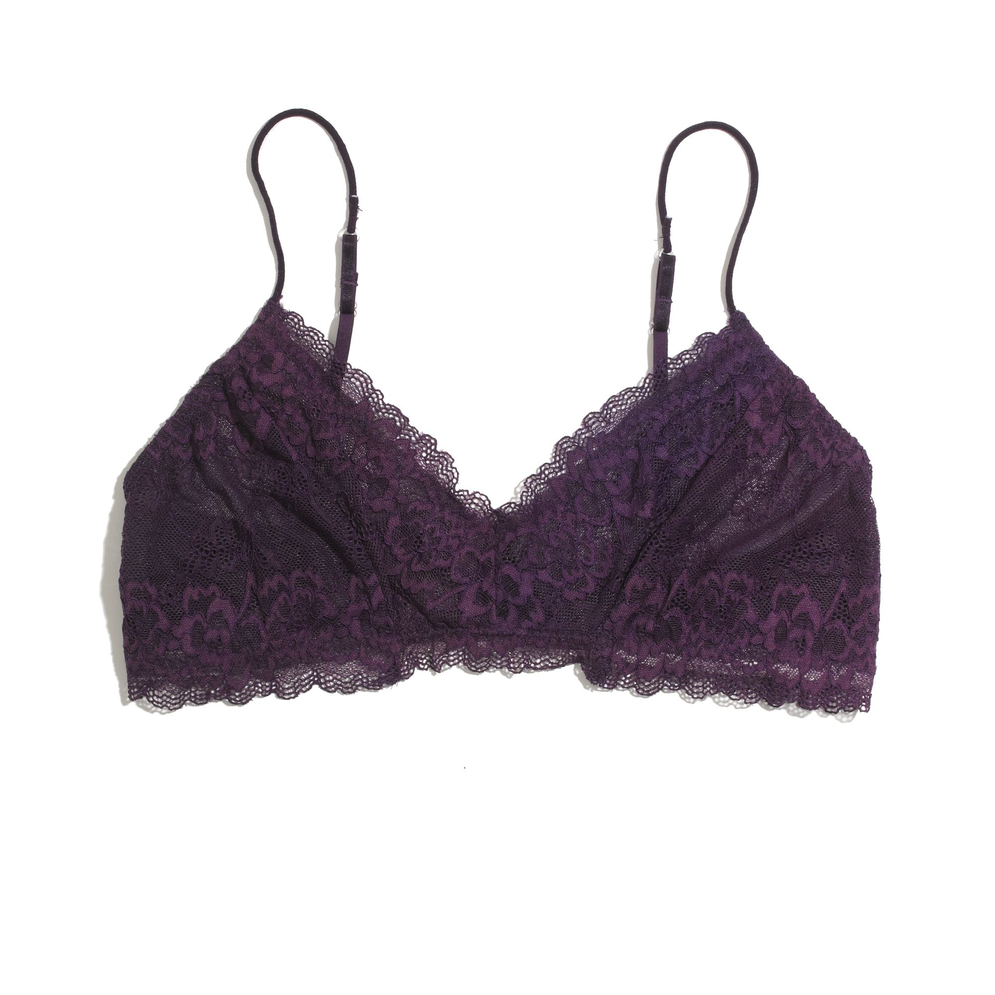 Lyst Madewell Honeydew® Intimates And Lace Bralette In Purple