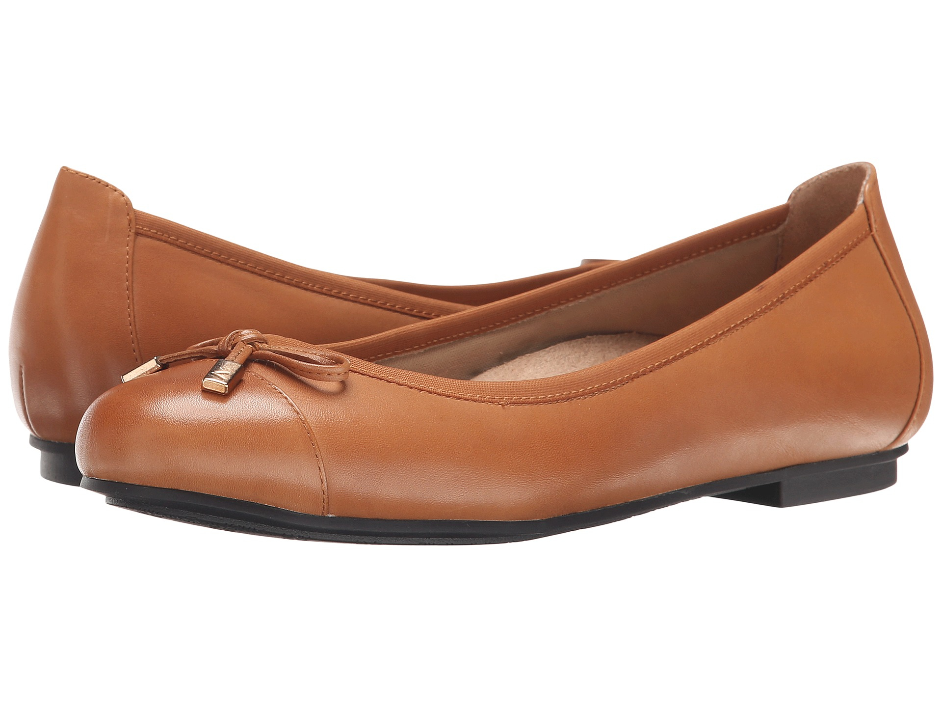 Vionic Spark Minna Ballet Flat in Brown | Lyst