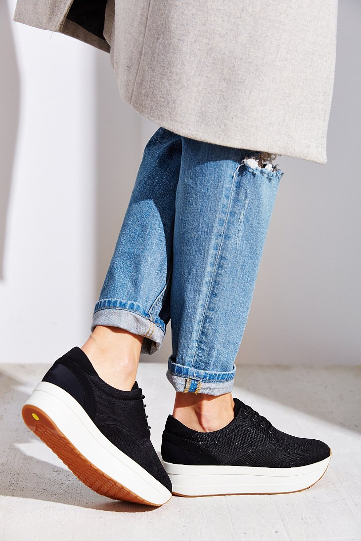 Lyst - Vagabond Casey Platform Sneaker in Black