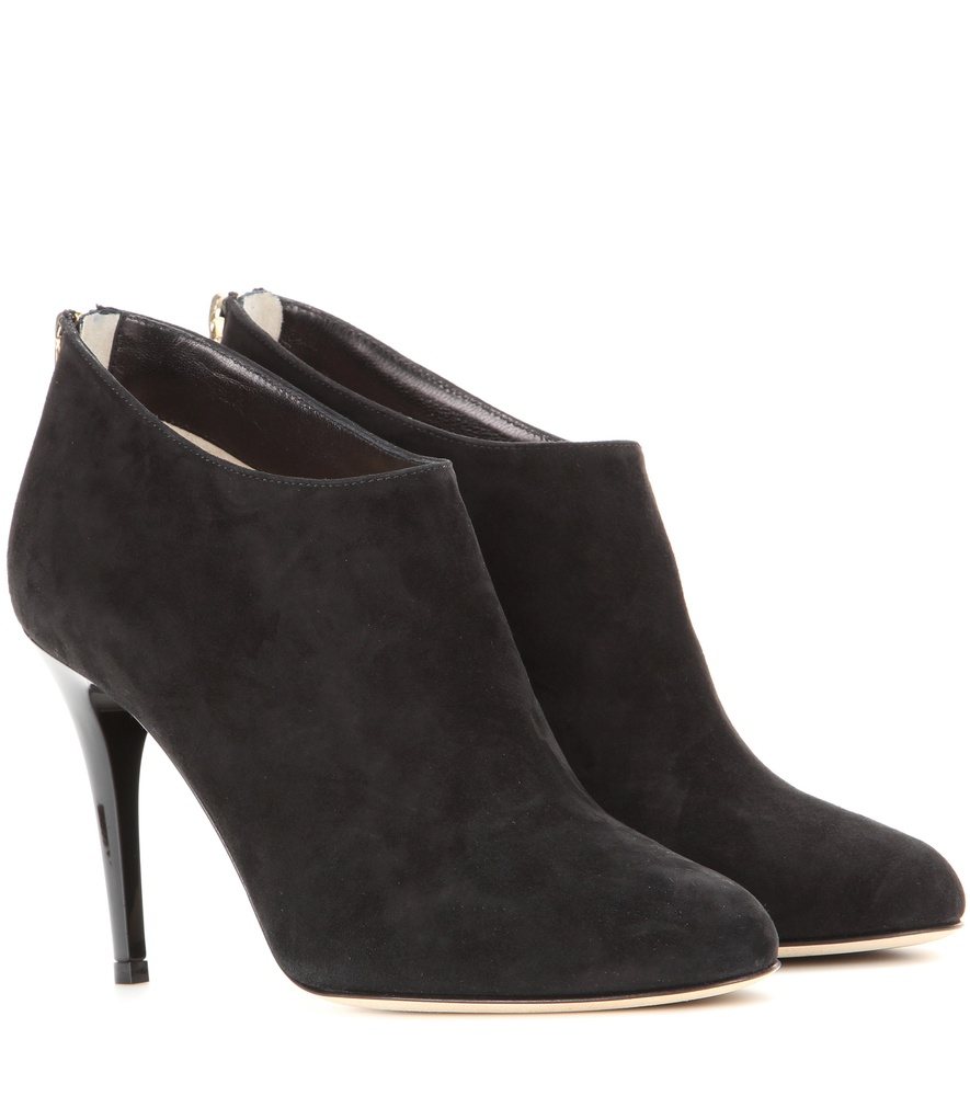 Jimmy Choo Mendez Suede Ankle Boots in Black - Lyst