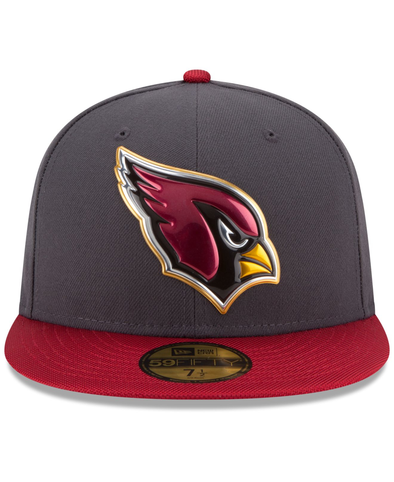 Lyst - Ktz Arizona Cardinals Gold Collection On-field 59fifty Cap in ...