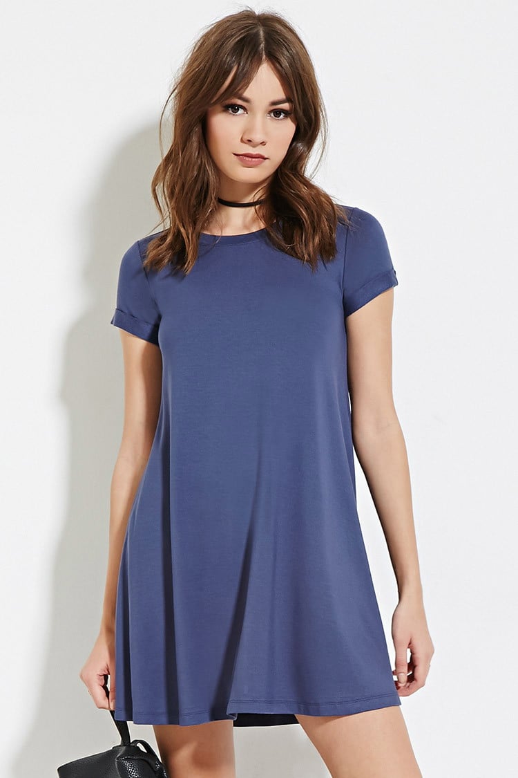 New Top 15+ Shirt Dress Blue