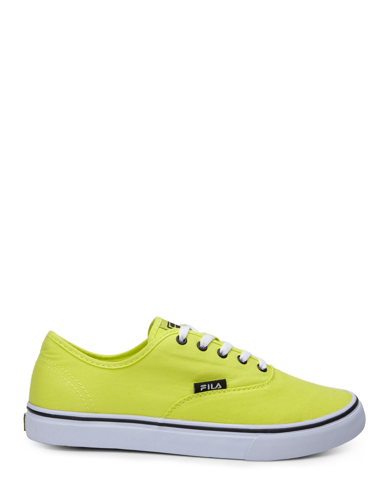 lime green fila sneakers