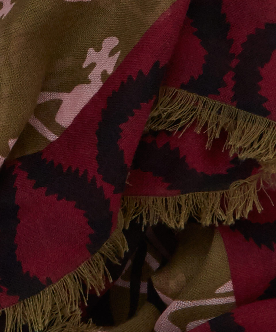 green vivienne westwood scarf