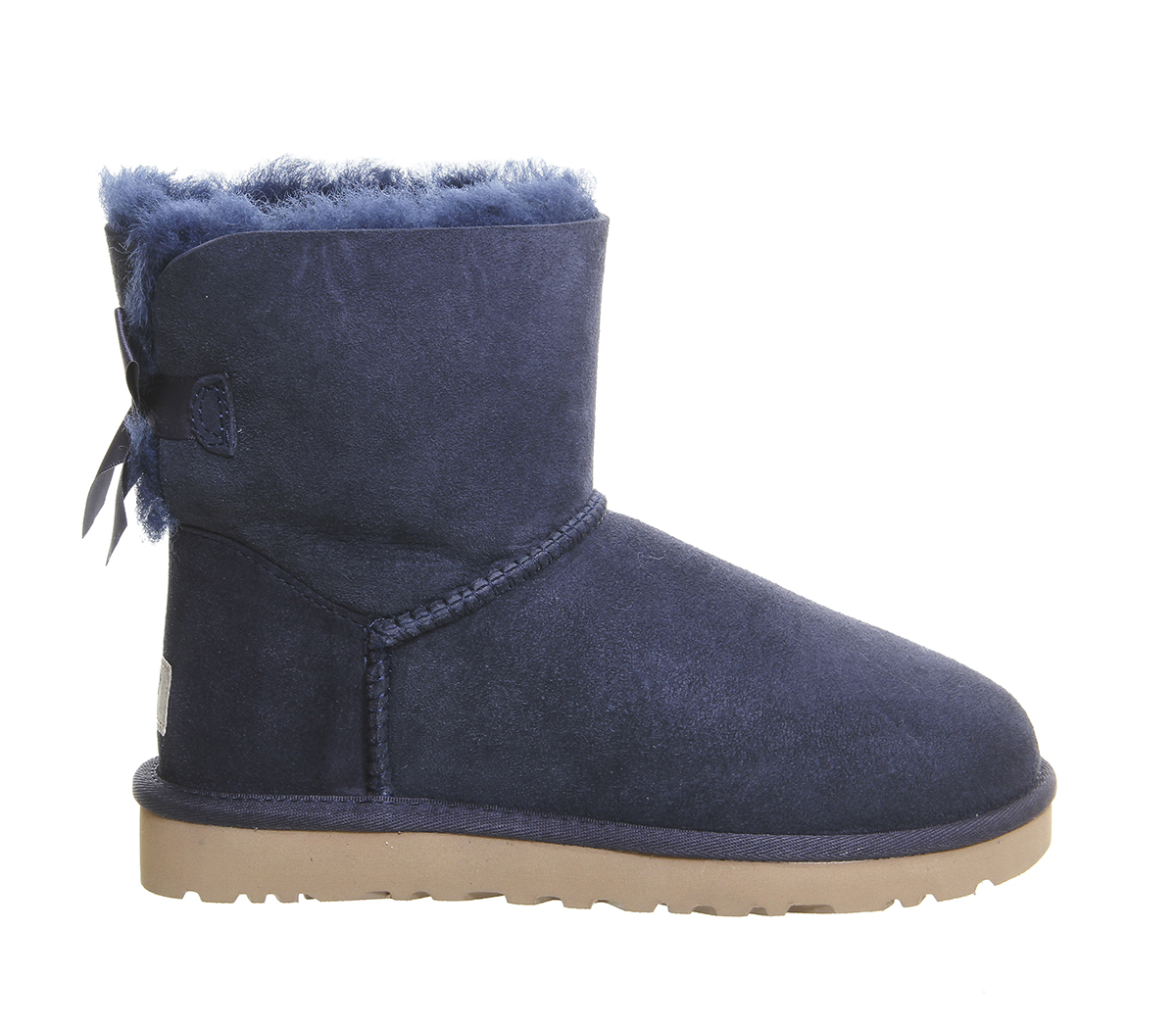 Ugg Mini Bailey Bow Boots in Blue | Lyst