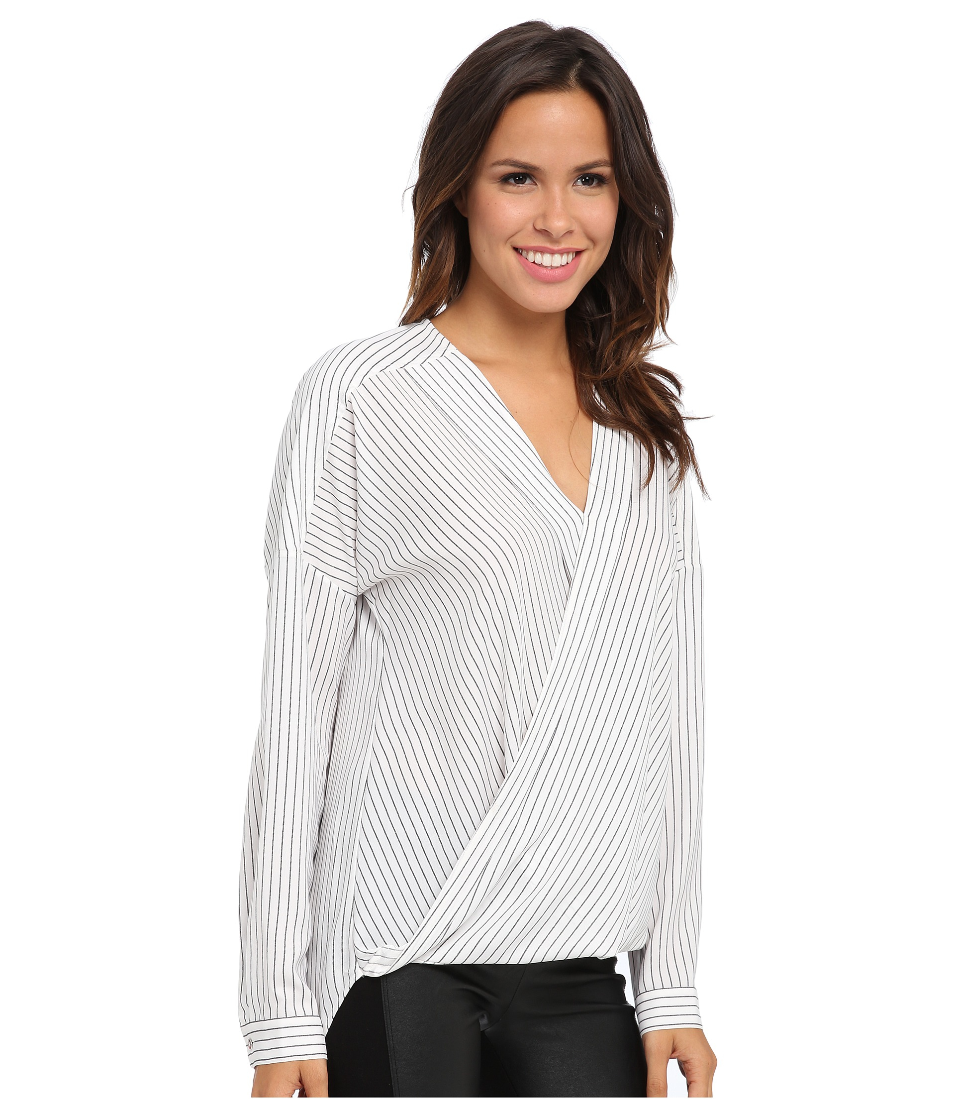 Kenneth cole Gail Blouse in White (White Multi) | Lyst