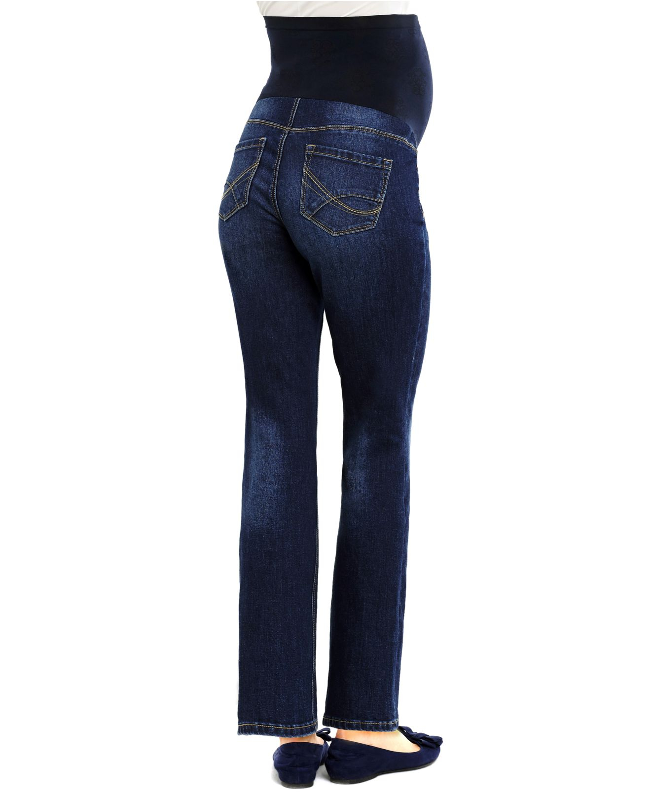 Lyst - Jessica Simpson Maternity Slim Bootcut Jeans in Blue