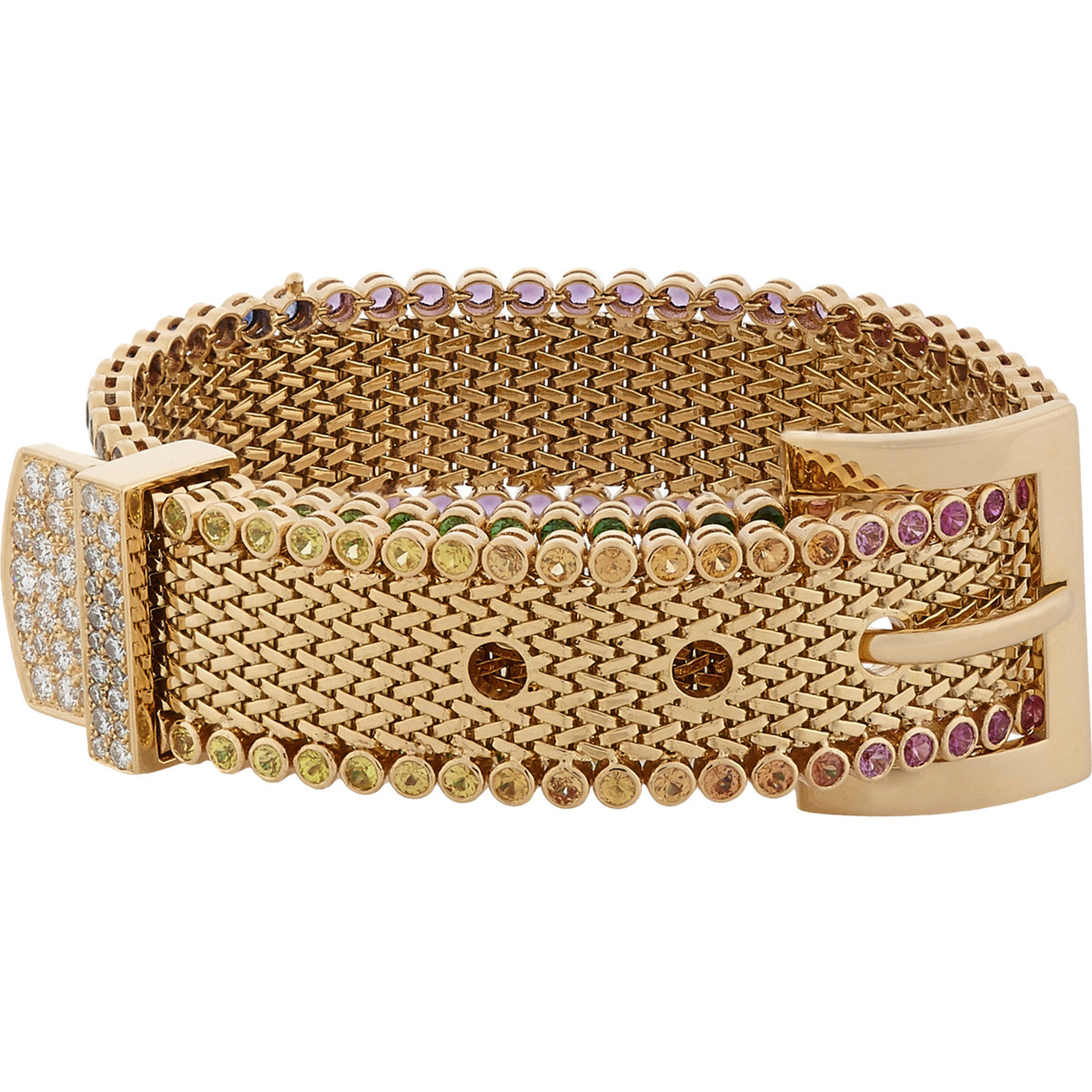 Aurelie bidermann Belt Bracelet in Metallic | Lyst