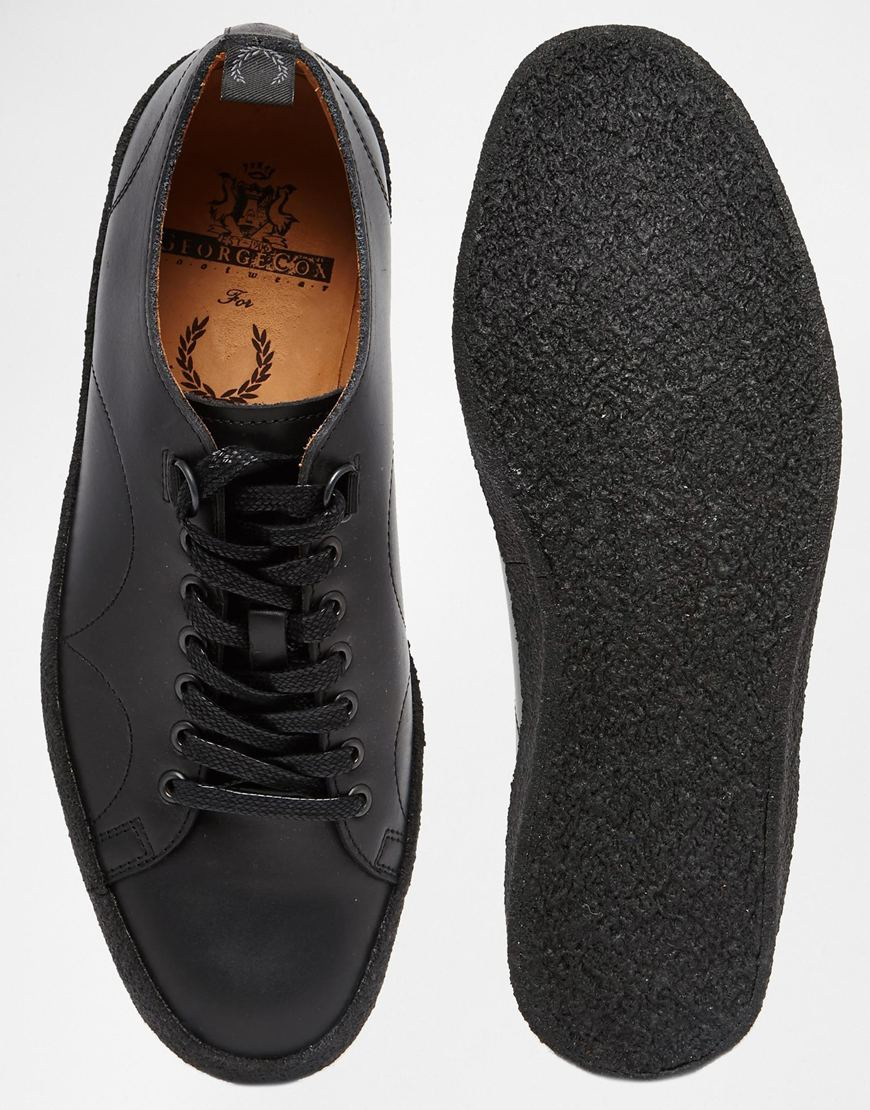 fred perry x george cox creeper leather