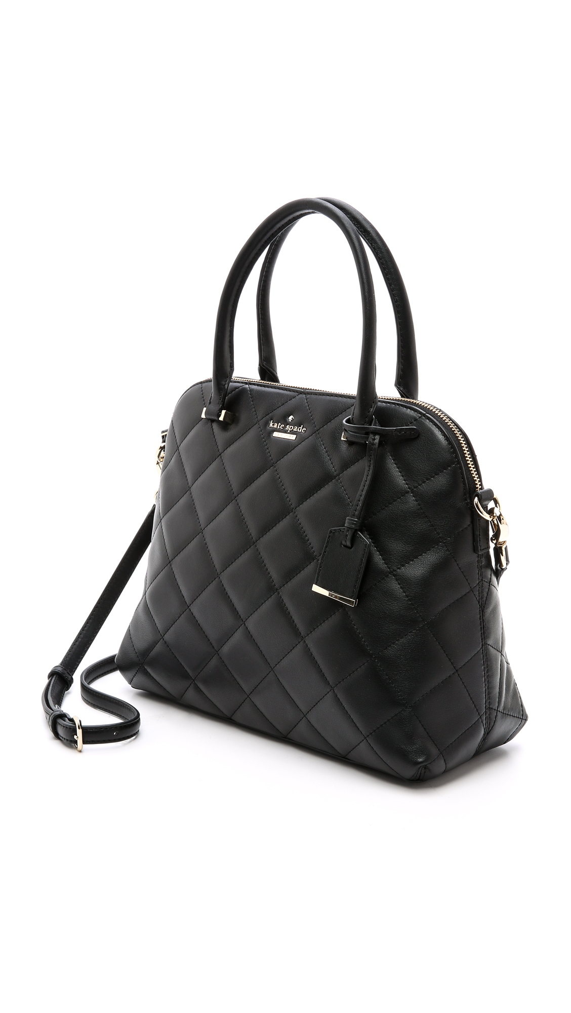 kate spade quilted leather handbag