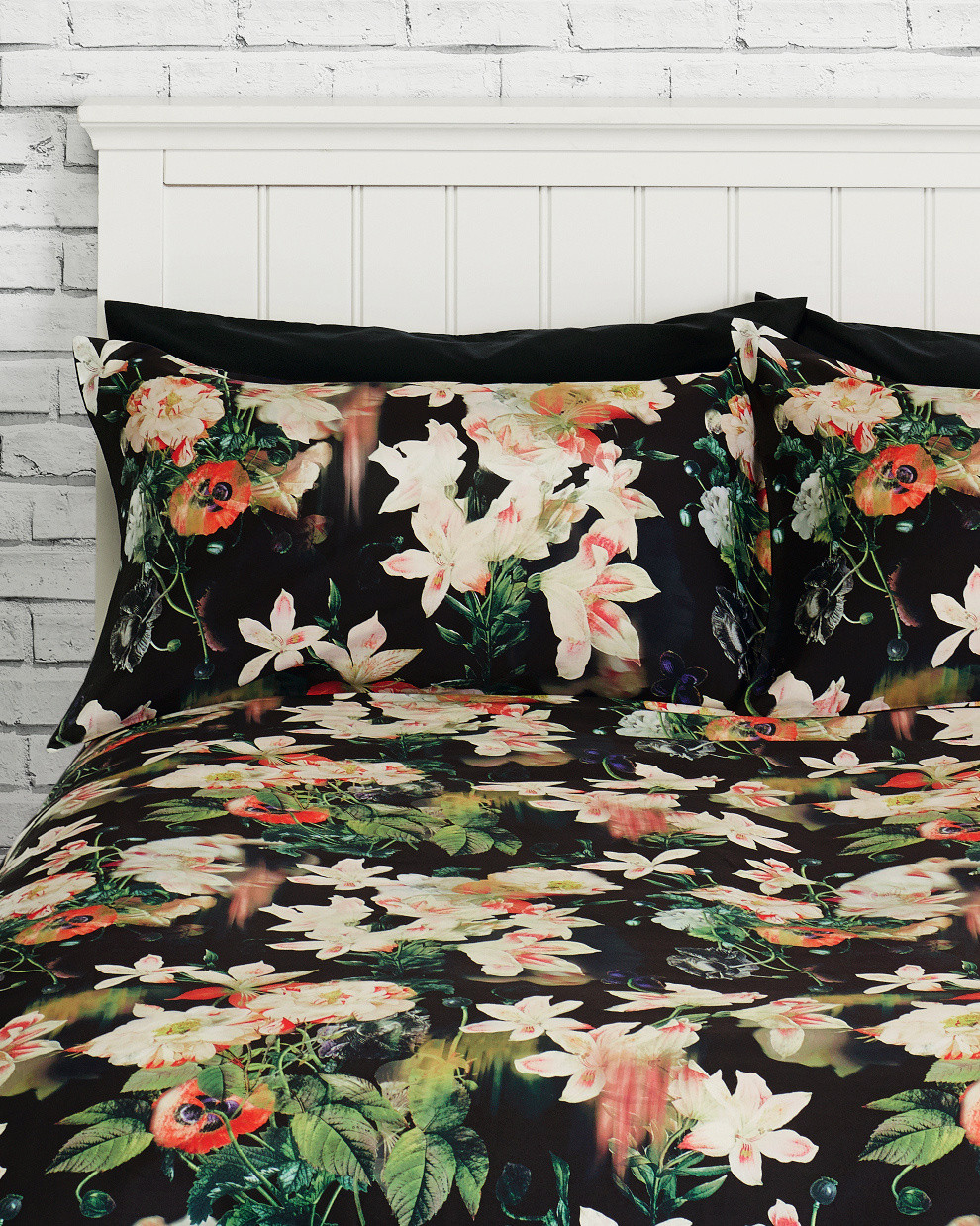 Ted Baker Ont Bloom Super King Size Duvet Cover In Black Lyst Gallery