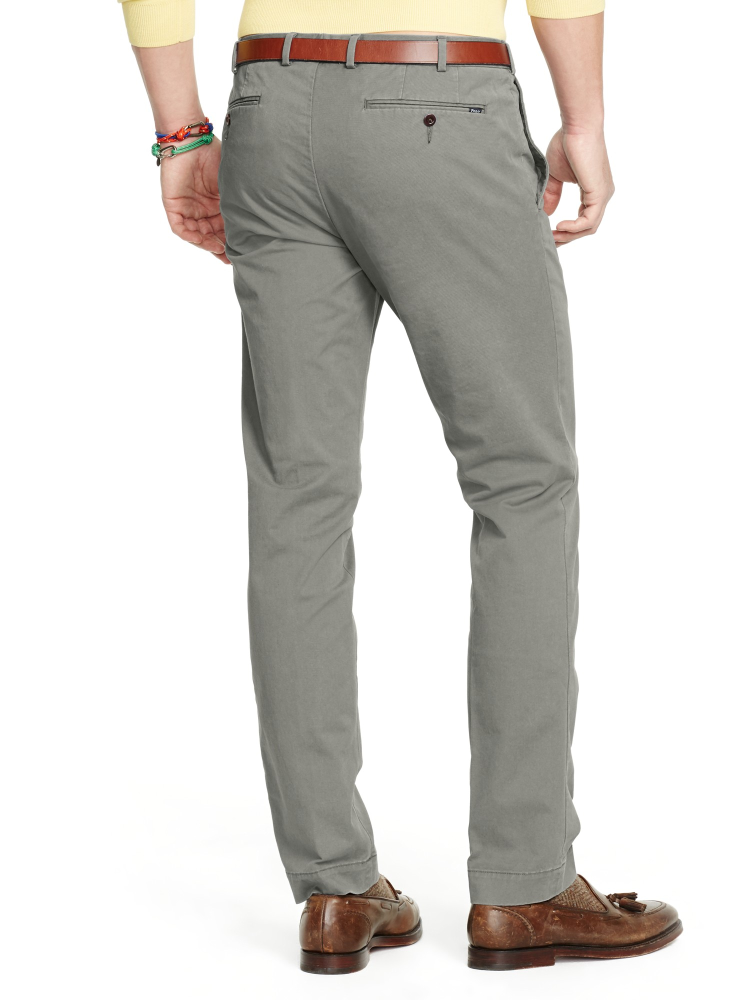 ralph lauren slim fit trousers