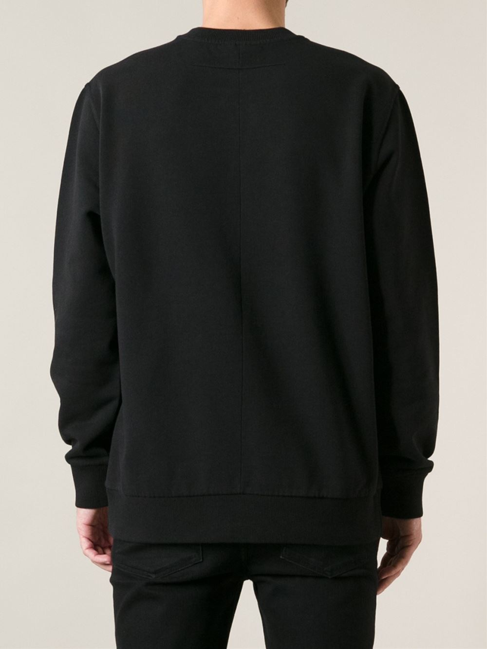 Lyst - Givenchy '17' Sweatshirt in Black for Men