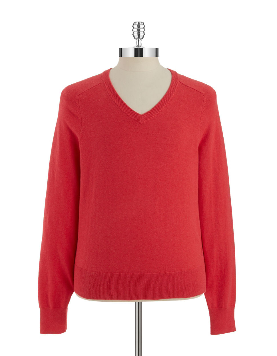 Brooks brothers red fleece Cotton And Cashmere Sweater in Red for Men ...