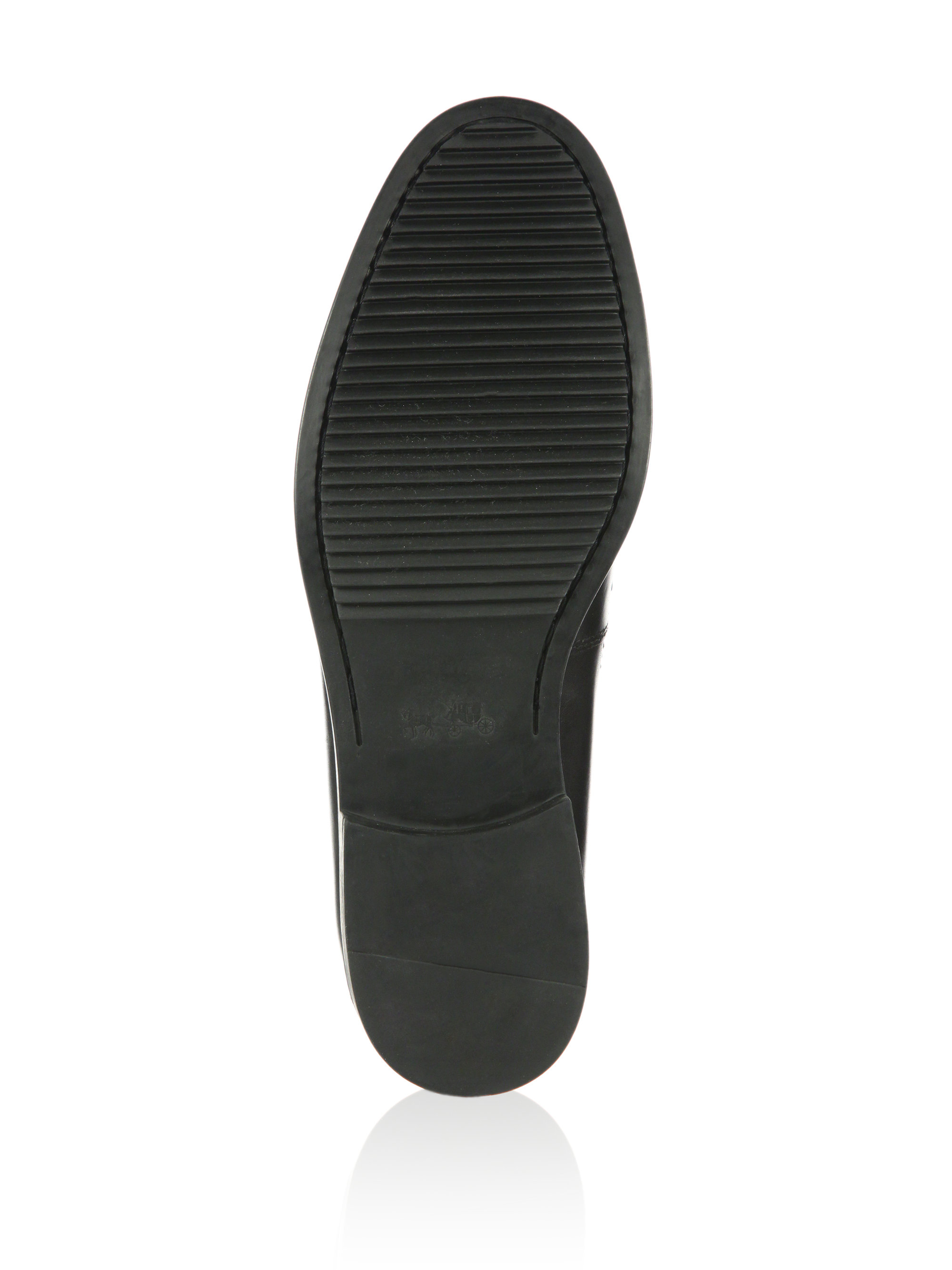 black coach loafers mens