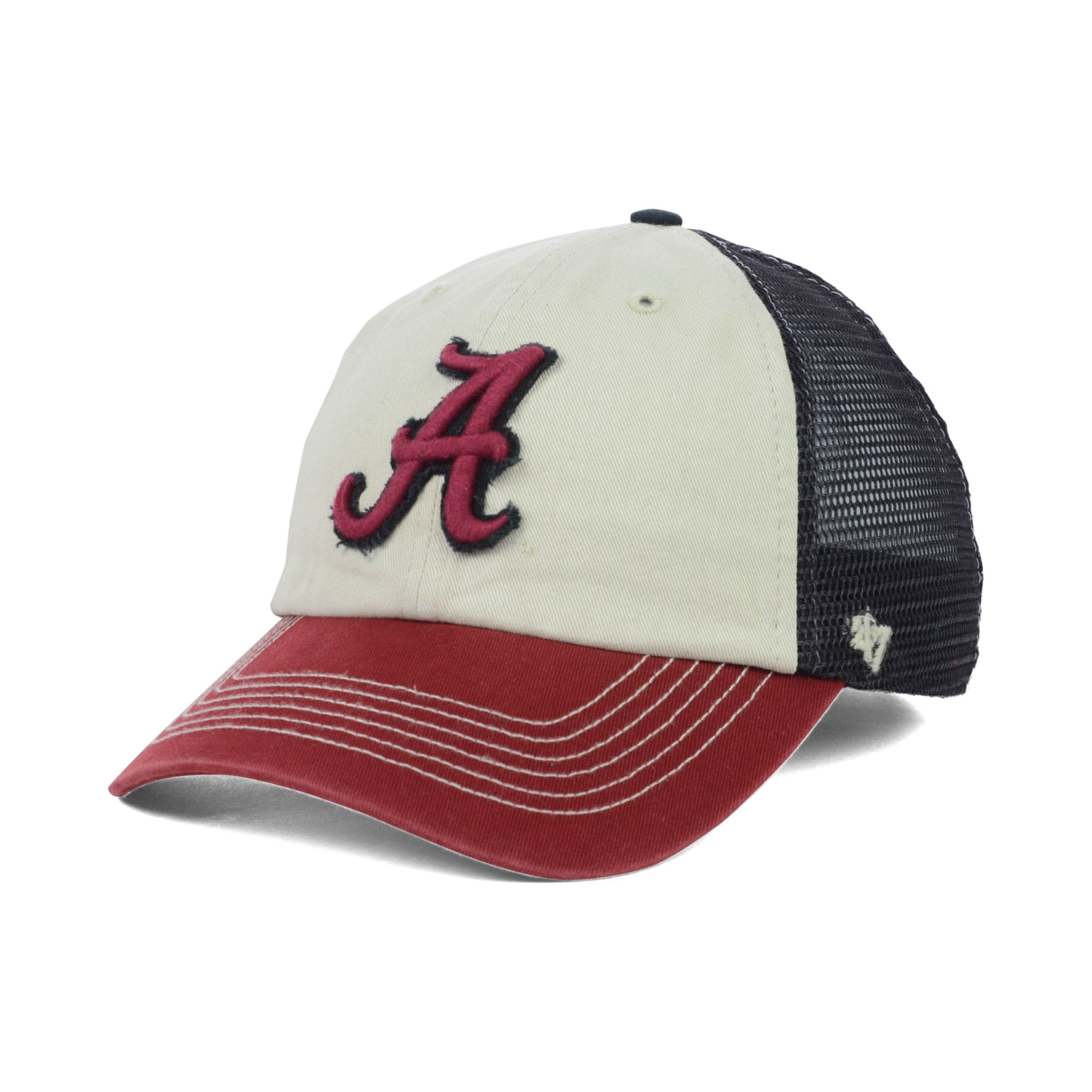 47 Brand Alabama Crimson Tide Schist Trucker Cap in Red for Men ...