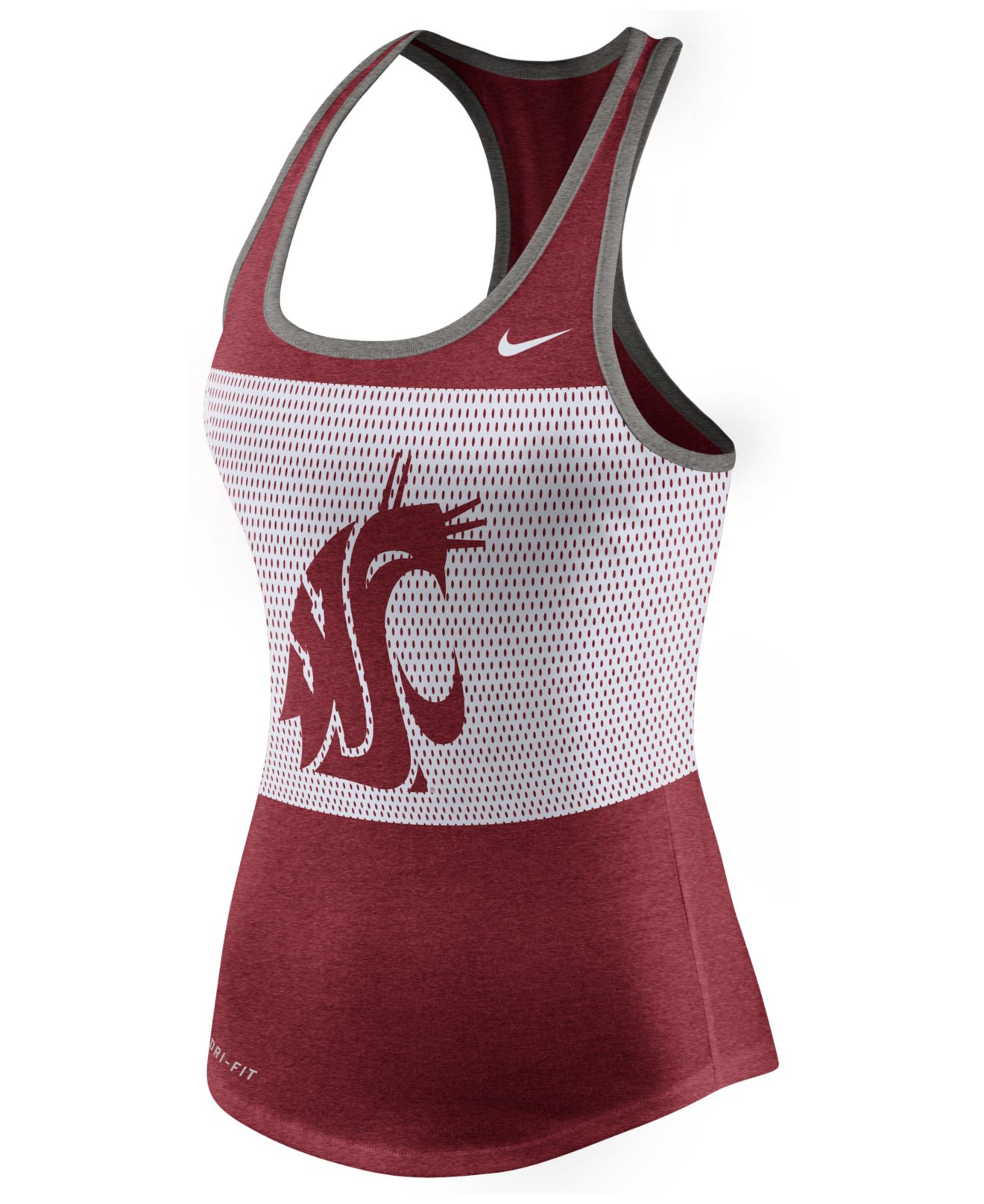 Nike Women's Washington State Cougars Dri-blend Mesh Tank Top in Purple ...