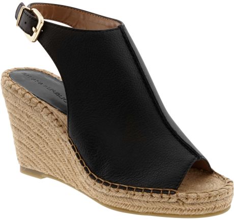 Banana Republic Noemie Espadrille Wedge in Black | Lyst