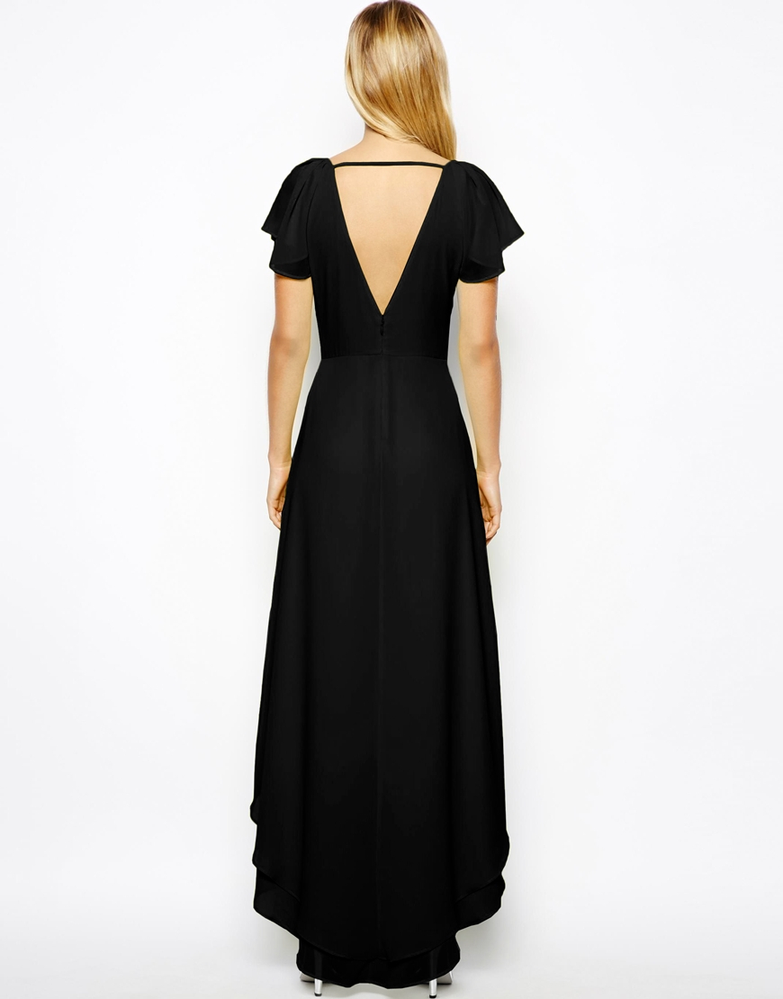 high low hem gown