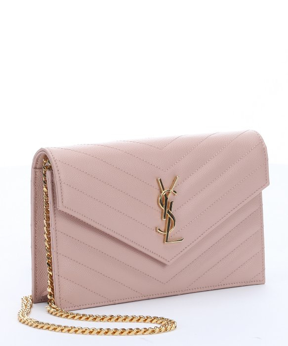 Lyst Saint Lau Blush Pink Matelassã Leather Monogram Shoulder Gallery