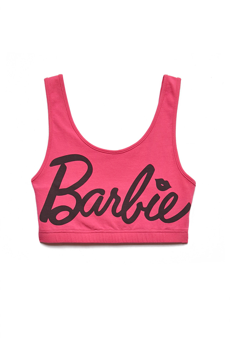 Lyst - Forever 21 Barbie Girl Crop Top in Pink