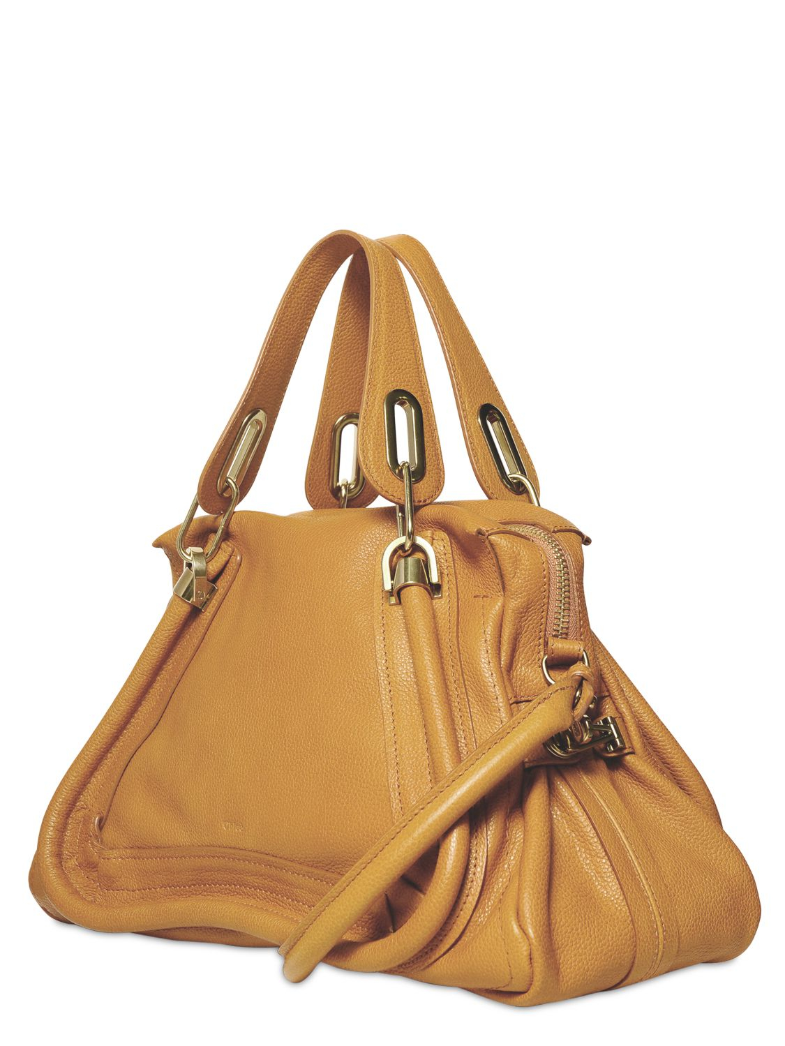 Chlo Medium Paraty Grained Leather Bag in Yellow (yummy cookie ...  