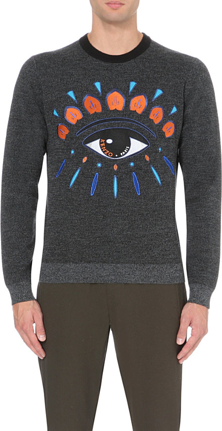 mens kenzo eye jumper