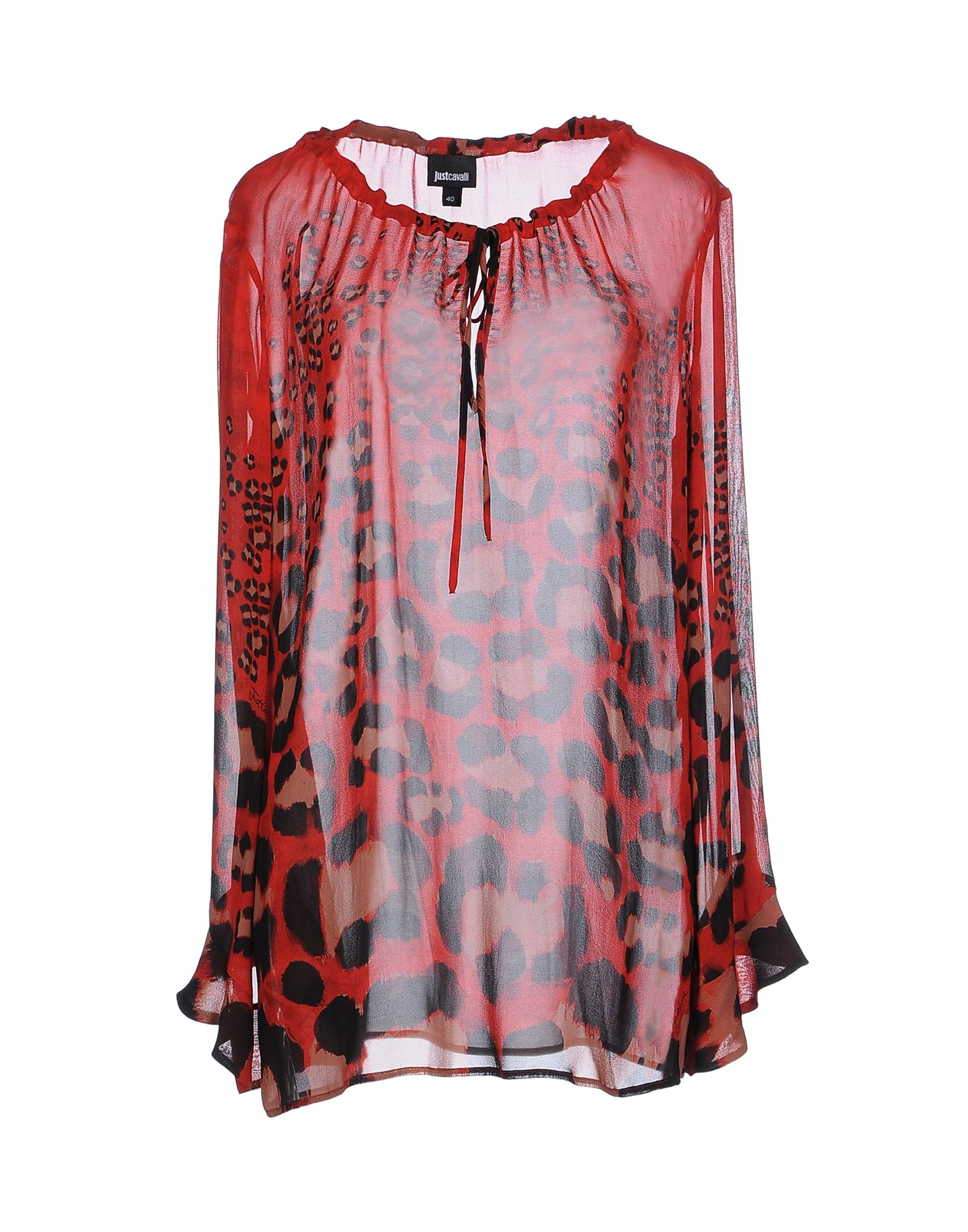Just cavalli Blouse in Red - Save 62% | Lyst