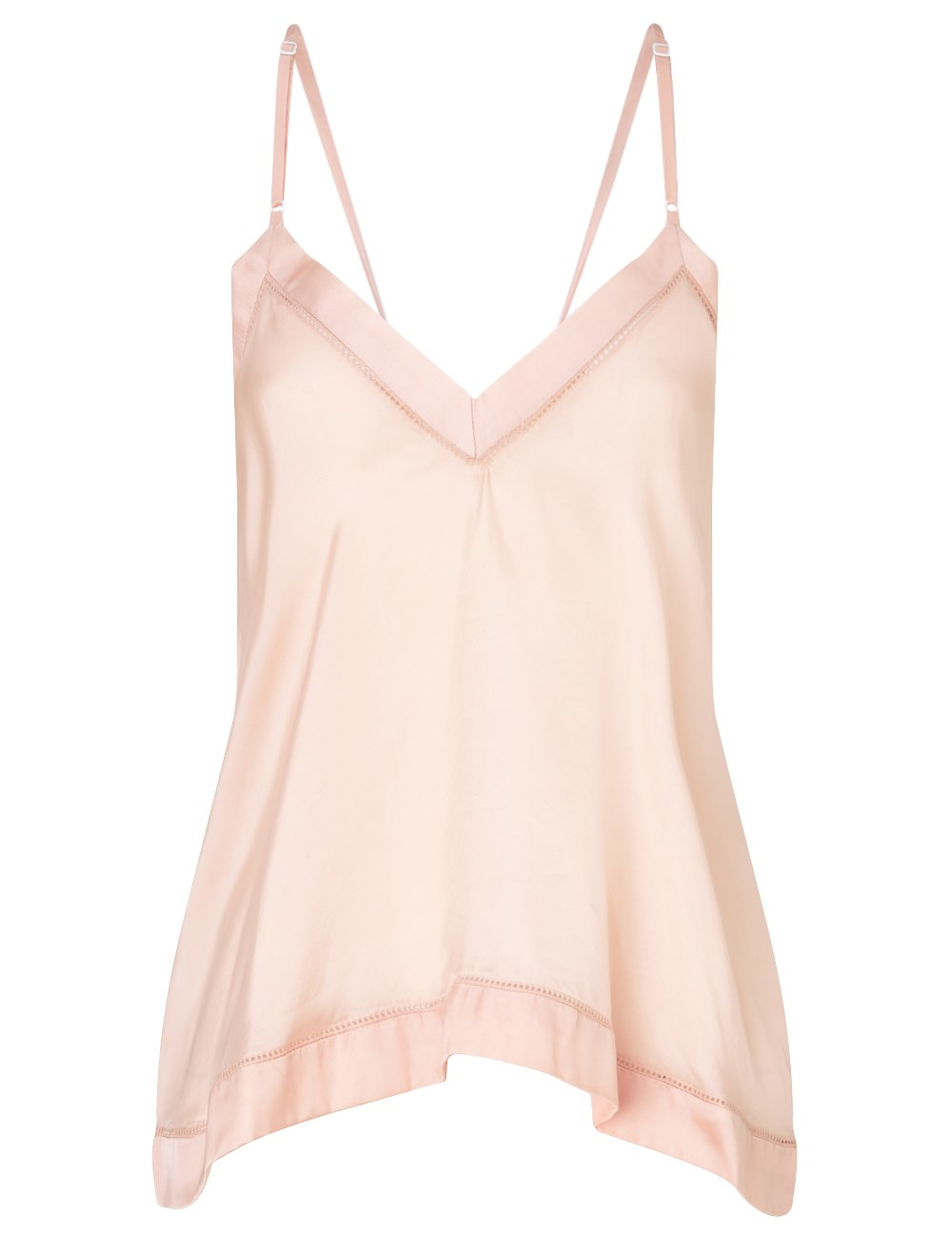 Étoile isabel marant Light Pink Satin Veni Camisole in Pink | Lyst