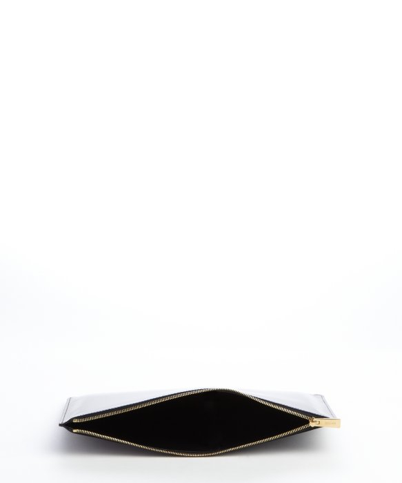celine handbag buy online - Cline Black Patent Leather Clutch in Black | Lyst