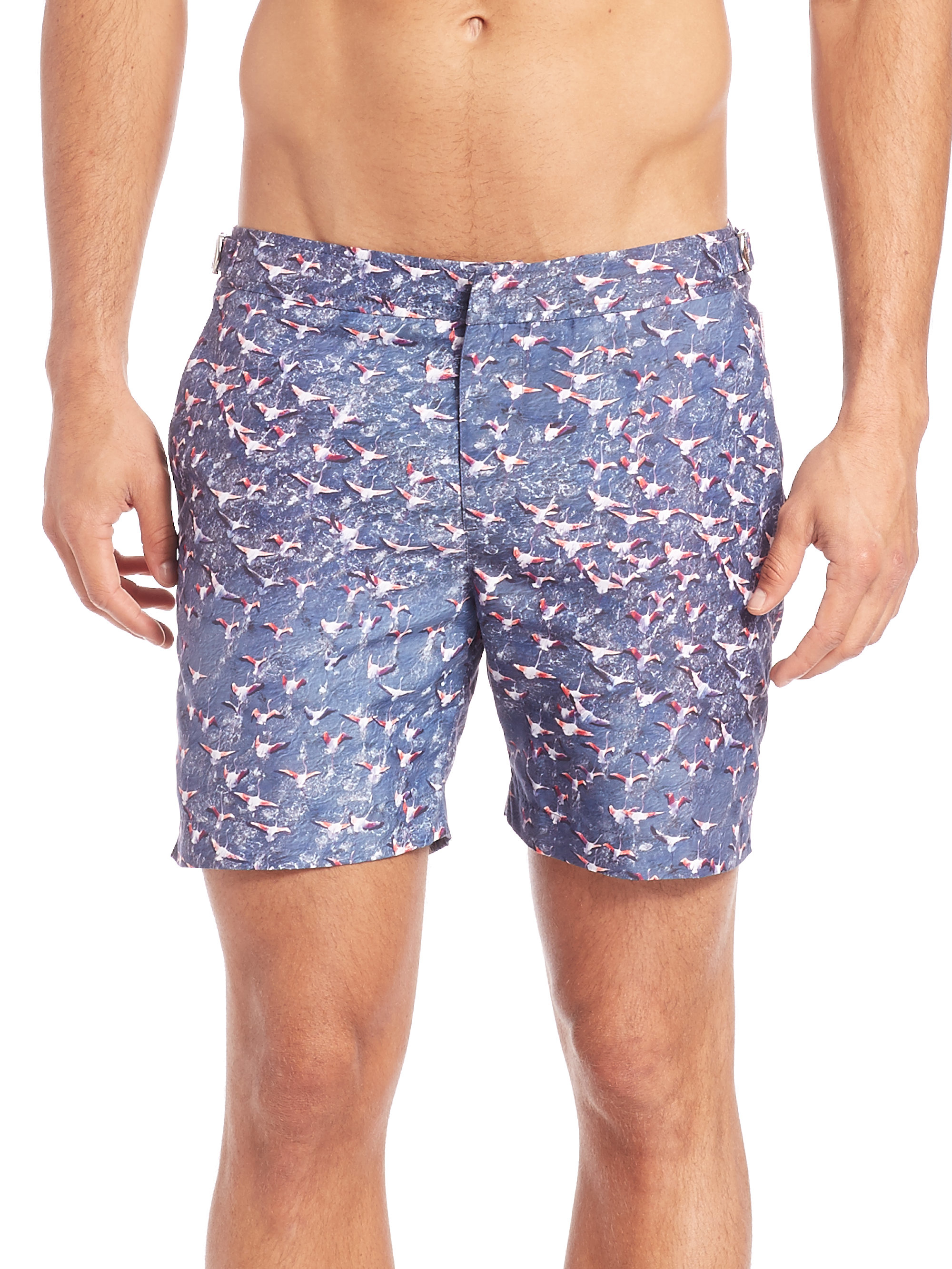 Lyst - Orlebar Brown Bulldog Alex Maclean Flock-print Swim Shorts in ... Gallery