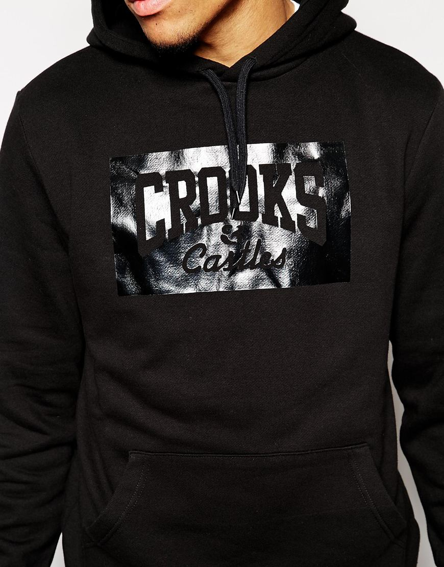 crooks castles black hoodie with represent print product 1 26434565 0 832456173 normal