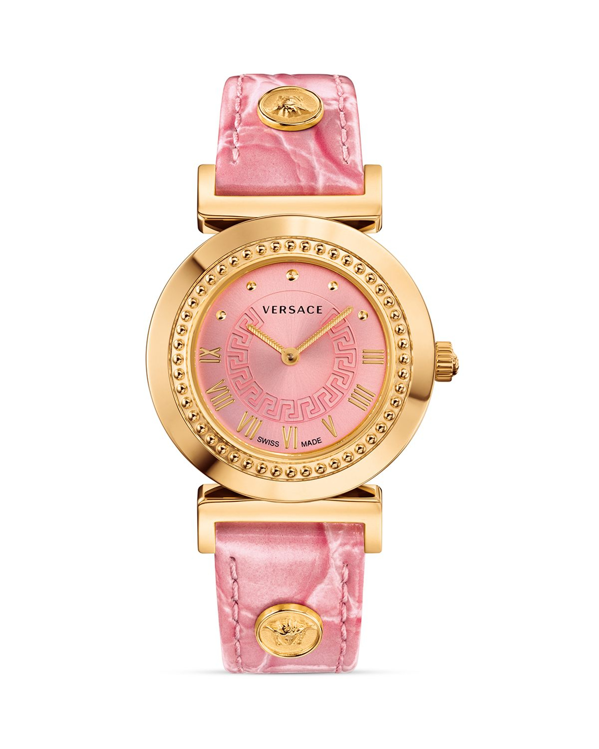 Versace Vanity Watch, 35mm in Pink Lyst