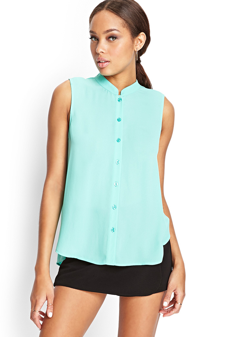 turquoise blouse forever 21