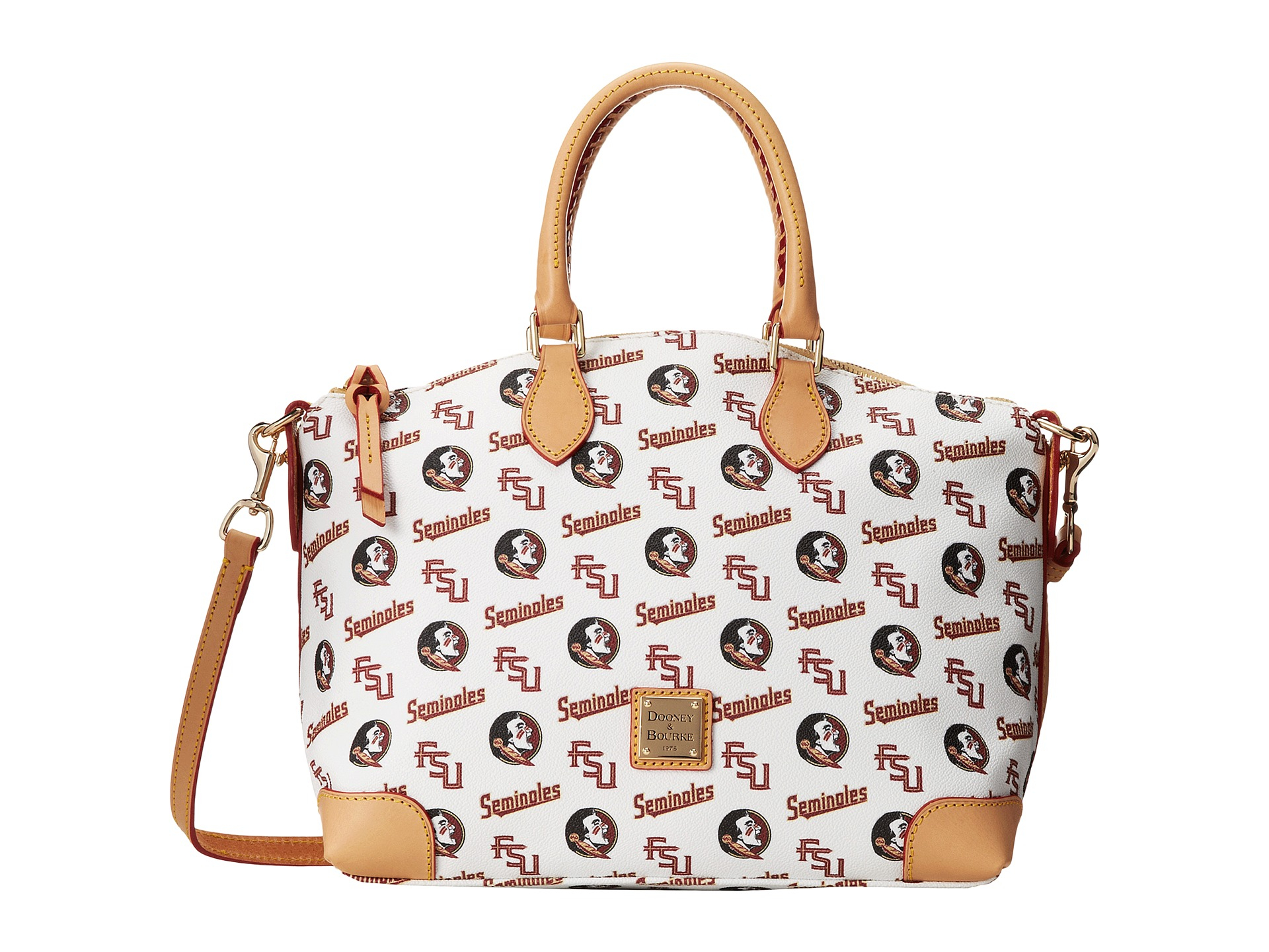 Lyst Dooney & Bourke Collegiate Satchel in White