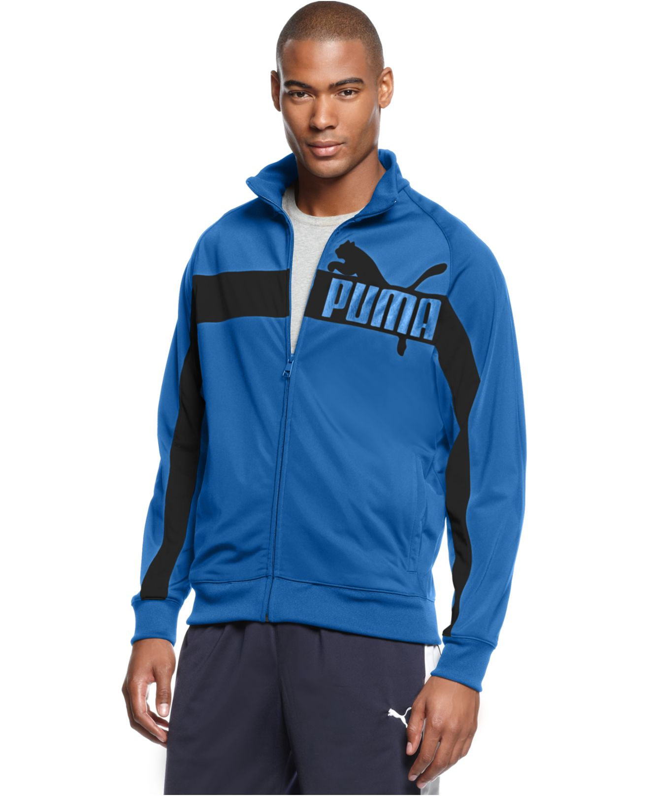 Lyst - Puma Tricot Track Jacket in Black for Men