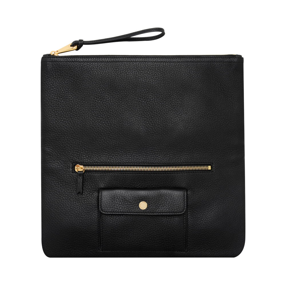 mulberry daria clutch black